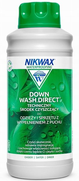 Nikwax DOWN PROOF+WASH do kurtek puchowych śpiwora zdjęcie 2