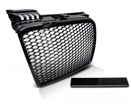 GRILL ATRAPA DO  AUDI A4 B7 RS-TYPE  Od 2004 Do 2008 Roku CZARNY POŁYSK na Arena.pl
