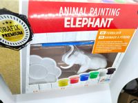 Słoń zabawka zwierzątko do malowania farbami kreat