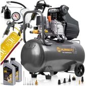 Kompresor sprężarka powietrzna olejowa 50l 8 bar + zestaw narzędzi 20w1 Humberg HM-255
