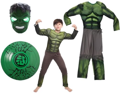 STRÓJ PRZEBRANIE HULK POTWÓR MUTANT 134/140 na Arena.pl