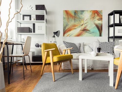 70001 Obraz na płótnie RYBA OGON ABSTRAKCJA na Arena.pl