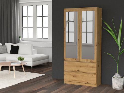 Szafa Malwa SS-90L DĄB ARTISAN na Arena.pl