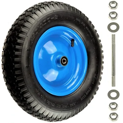 KOŁO KÓŁKO DO TACZEK 4.00-8 2PR SUPER MOCNE + ośka na Arena.pl