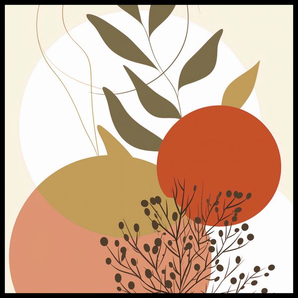 Plakat 60x60cm Impresja Jesieni zdjęcie 2