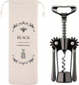 Korkociąg do Wina Otwieracz Black Unibloom Czarny