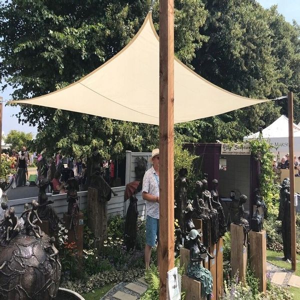 Tarp turystyczny wodoodporny 3x3M Markiza Anty-UV Ogród przydomowy Patio zdjęcie 3