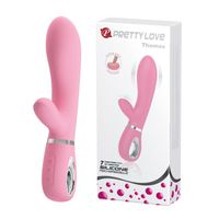wibrator punktu g króliczek silikonowy pretty love thomas różowy usb