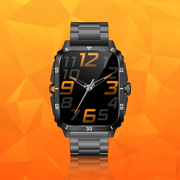 Smartwatch Zegarek Męski Wodooporny PL Menu Rozmowy Smart Watch 3 Paski zdjęcie 9