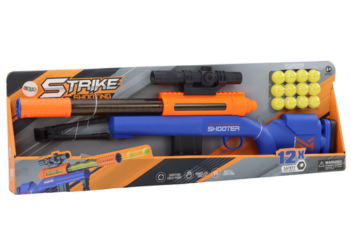 NIEBIESKI STOJAK TELESKOPOWY PISTOLET na Arena.pl