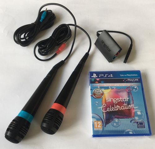2 Mikrofony Sony + gra SingStar Celebration PL PS4 na Arena.pl