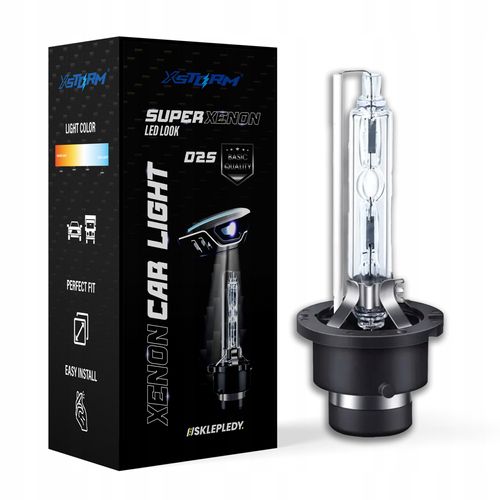 ŻARNIK XENON D2S PALNIK HID XSTORM 6000K XENON WHITE ZIMNA BIEL na Arena.pl