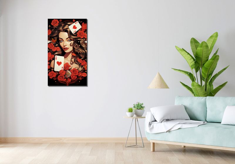 Obraz 50x90cm Różany Hazard zdjęcie 2