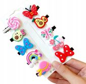 Wsuwki Zestaw Spinek Kolorowe Do Włosów Dziecięce