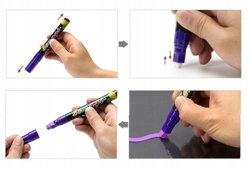 Markery kredowe do tablic szyb 8szt 6mm (C026) na Arena.pl