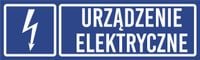 Tabliczka informacyjna - Urządzenie elektryczne grawer piktogram 20x6 cm