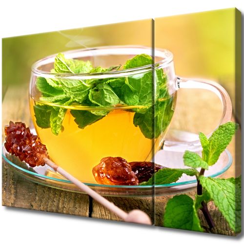 Obraz Płótno 70X50 Herbatka Miętowa na Arena.pl