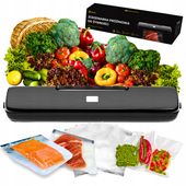 ZGRZEWARKA PRÓŻNIOWA DO ŻYWNOŚCI PAKOWARKA O MOCY 135W + ZESTAW WORKÓW