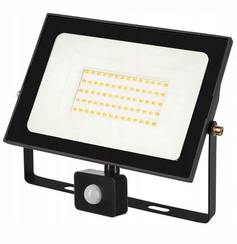 Halogen Naświetlacz LED 50W 5500 lm IP65 czujnik ruchu SUPER MOCNY na Arena.pl