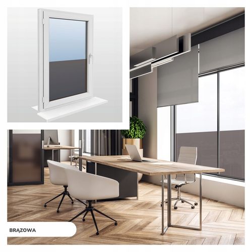 FOLIA OKIENNA STATYCZNA 60x100 MLECZNA KWIATY PASY WZORY OKLEINA na Arena.pl