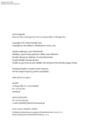 Wypalenie. Jak uspokoić układ nerwowy, obniżyć stres i uleczyć traumę na Arena.pl