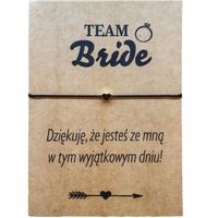 Bransoletka Kartka Prezent na Wieczór Panieński