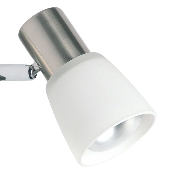 Reflektorek ścienny Luca 35810/77 do sypialni chrom biały zdjęcie 2