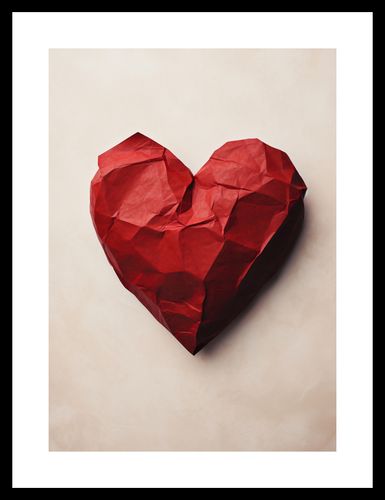 Plakat 25x35cm Kreślone Serce na Arena.pl