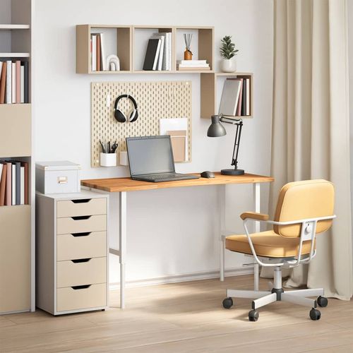 Blat biurka, jasnobrązowy, 120x50x2,5 cm, lite drewno dębowe na Arena.pl