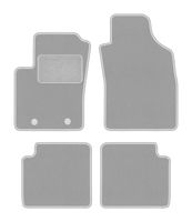Dywaniki welurowe OSLO do Fiat 500 2007-2013 cabrio/hatchback szare