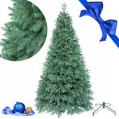 Ekskluzywna Sztuczna Choinka 100% PE 3D ŚWIERK SILVER sky 180 cm LUX
