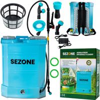 OPRYSKIWACZ AKUMULATOROWY ELEKTRYCZNY 16L PLECAKOWY ZESTAW 4 DYSZE LANCA