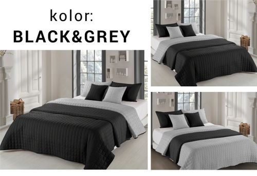 Narzuta dwustronna Amanda Grey&Black na Arena.pl