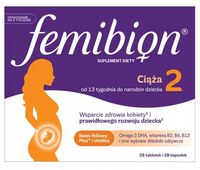 Femibion 2 Ciąża 28 tabletek + 28 kapsułek 56 szt