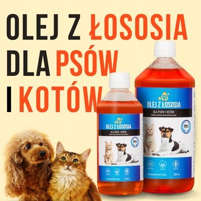 LAB V Olej z łososia dla psów i kotów 1000ml na Arena.pl