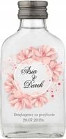 BUTELECZKI WESELNE Z NADRUKIEM UV 100ML - 200 szt.