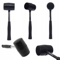 Młotek gumowy z metalową rączką kraft&dele 450 g KD901