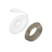 Podkładki grzybkowe, poliwęglan bezbarwne 25 szt