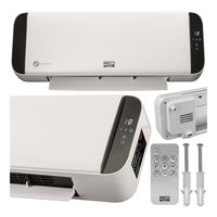 KURTYNA powietrzna GRZEJNIK ceramiczny TERMOWENTYLATOR ścienny 2000W PILOT