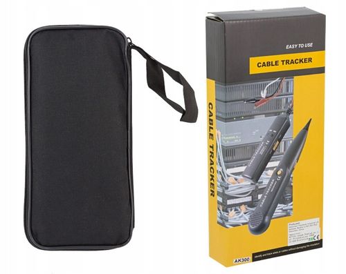 SZUKACZ PAR PRZEWODÓW TESTER CABLE TRACKER lokalizator kabli + pokrowiec na Arena.pl