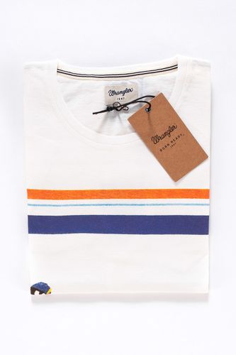 WRANGLER HERITAGE TEE OFFWHITE W7B11GA02 L na Arena.pl