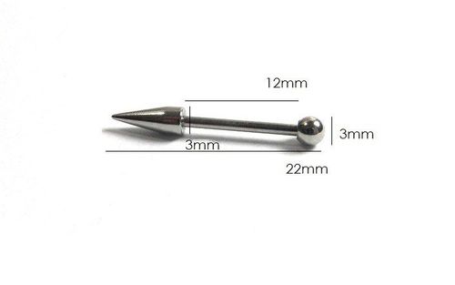 Męski piercing barbell kolczyk Estilo Sabroso Es0499 na Arena.pl