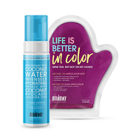 MineTan Coconut Water Pianka Samoopalająca + Rękawica