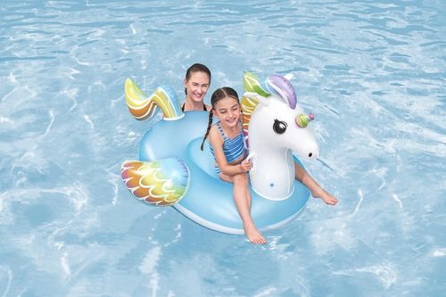 41114 Dmuchany JEDNOROŻEC materac 1,55 mx1,19 CM DLA DZIECI UCHWYTY BESTWAY na Arena.pl