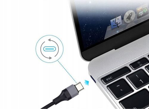 KABEL HDMI USB-C 3.1 TYP C KABEL ADAPTER MHL 2m 4K dla SMARTFONA na Arena.pl