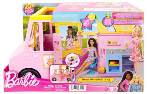 Barbie HPL71 Lemoniadowy truck furgonetka auto Mattel na Arena.pl