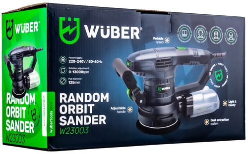 SZLIFIERKA MIMOŚRODOWA OSCYLACYJNA ELEKTRYCZNA WUBER Z REGULACJĄ 1300W na Arena.pl