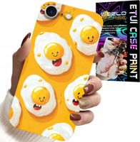 ETUI DO IPHONE 16e - SŁODKIE UŚMIECHNIĘTE JAJKA CASE + FOLIA