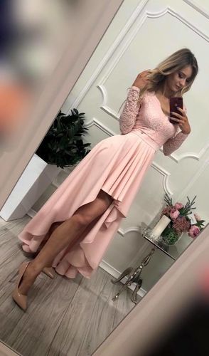 Sukienka Lora - puder S (36) na Arena.pl