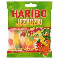 HARIBO ŻELKI 85G KWAŚNE JĘZYCZKI FIZ